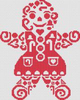 Tribal Gingerbread Woman PDF