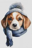 Winter Beagle