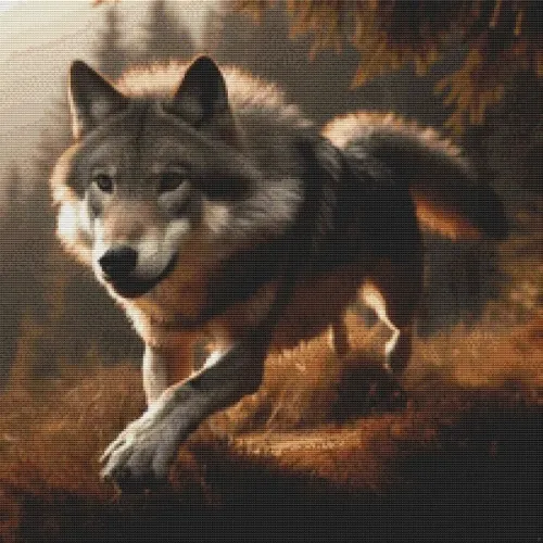 Running Wolf