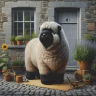 Scottish Blackface Sheep