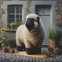 Scottish Blackface Sheep