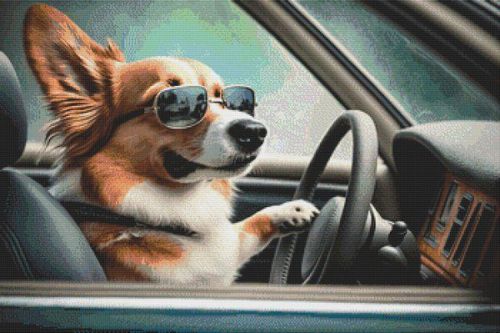 Going For a Ride - Corgi